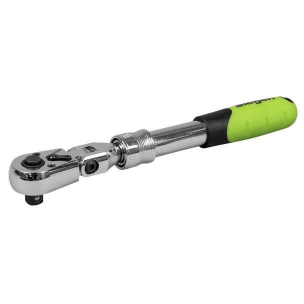 Sealey 
Siegen Extendable Flexi-Head Ratchet Wrench 3/8"Sq Drive