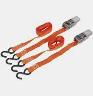 Sealey Ratchet Straps Polyester Webbing with S-Hooks