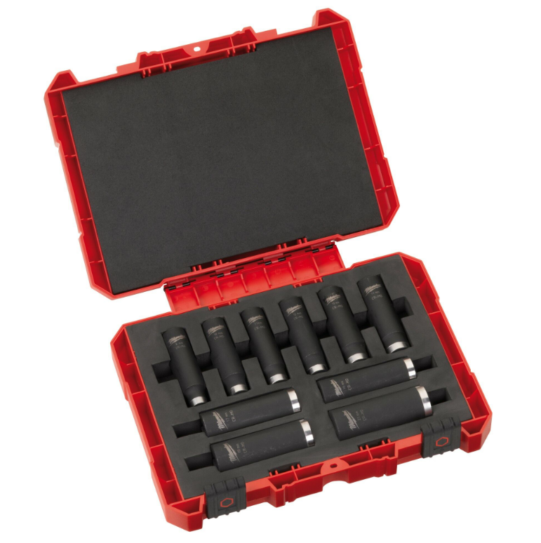 Milwaukee 4932352861 1/2" Shockwave Impact Duty Socket Set - 10 Piece