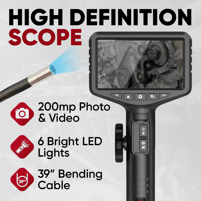 Thinkcar ES401 Endoscope Camera With Articulated Tip