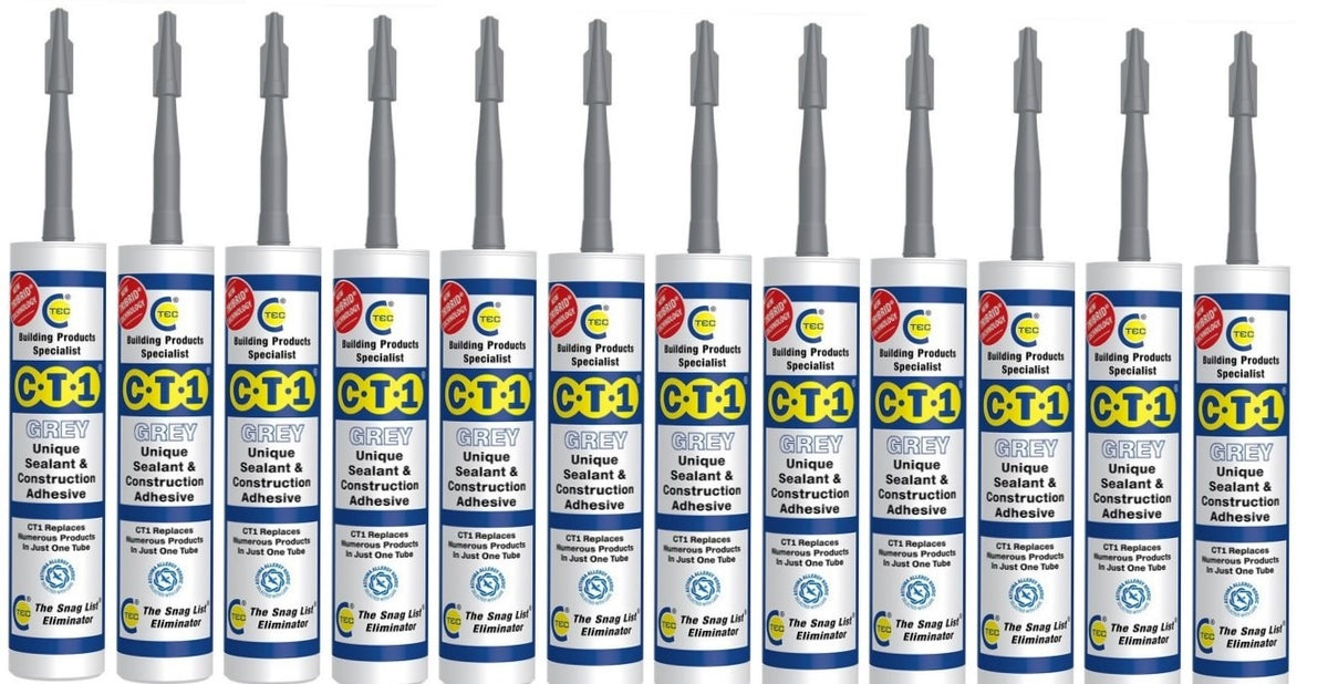 CT1 Sealant & Adhesive Grey 290ml (Box of 12)