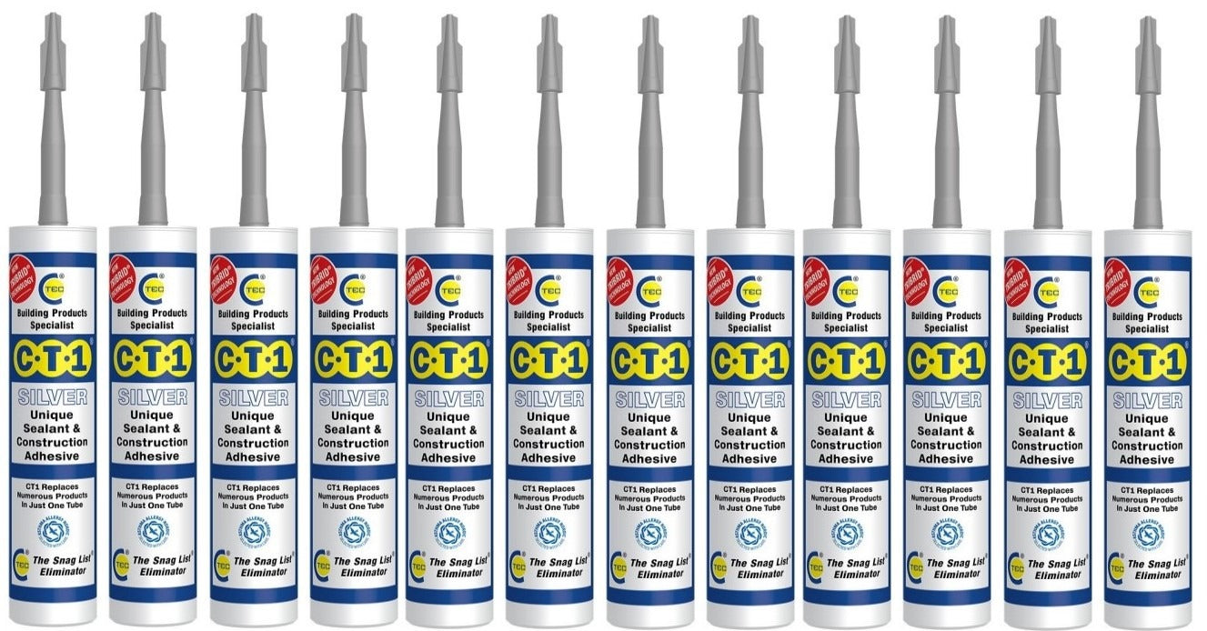 CT1 Sealant & Adhesive Silver 290ml (Box of 12) – Toolmix Ltd