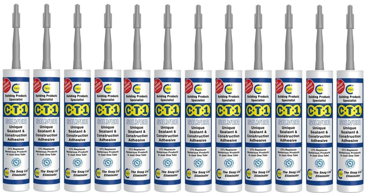 CT1 Sealant & Adhesive Silver 290ml (Box of 12)