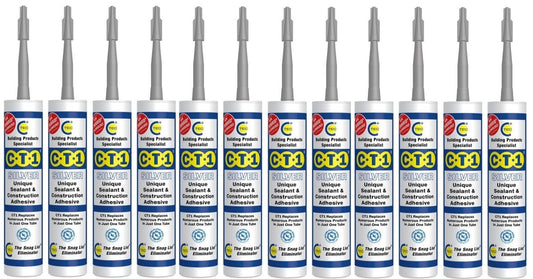 CT1 Sealant & Adhesive Silver 290ml (Box of 12)