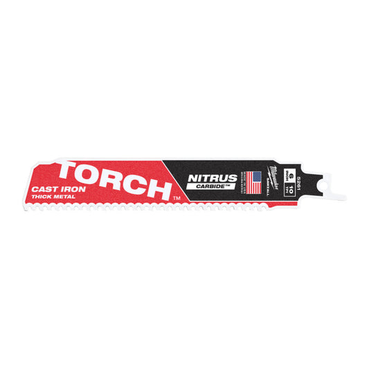 Milwaukee 48006251 Nitrus Carbide Sawzall Blade - 150mm x 10TPI