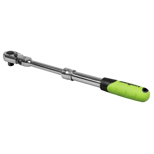 Siegen Extendable Flexi-Head Ratchet Wrench 1/2"Sq Drive