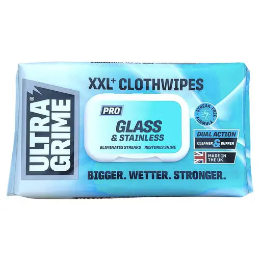 Ultra Grime 5980 XXL 50 Piece Pro Glass & Stainless Clothwipes