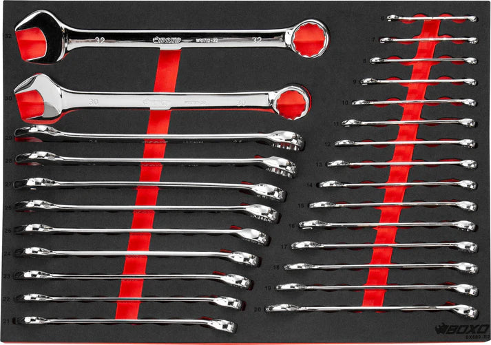 Boxo BX689-R2 Combination Spanner Set – 26 Pieces Black Friday Bundle