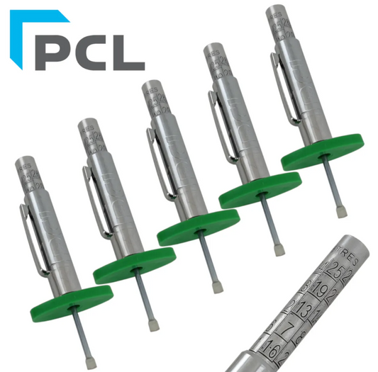 PCL TDG16C01 5 Pack Tyre Tread Depth Gauge 1-26mm With 1.6mm Mark) - DVSA Approved