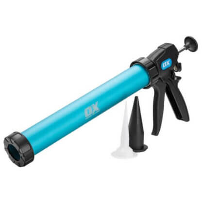 Ox Tools Pro Dual Thrust Sausage Caulking Gun OX-P045560 – 600ml