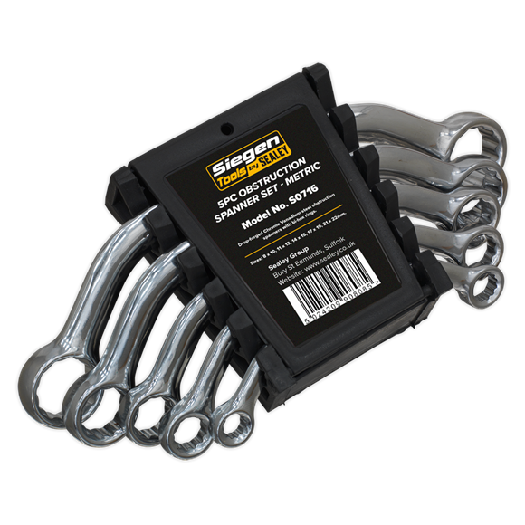 Sealey 
Siegen Obstruction Spanner Set 5pc