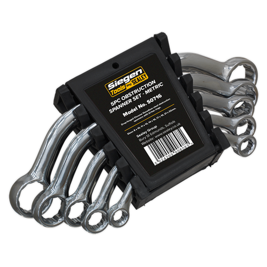 Sealey 
Siegen Obstruction Spanner Set 5pc