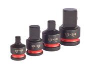 Milwaukee 4932480356 Shockwave Impact Socket Square Adaptor Set - 4 Piece