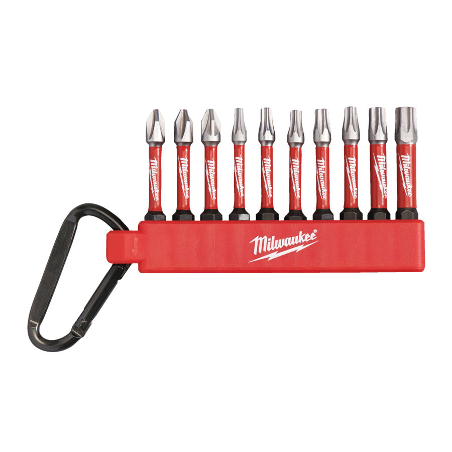 Milwaukee 4932480941 Shockwave Impact Duty Carabiner Set - 10 Piece