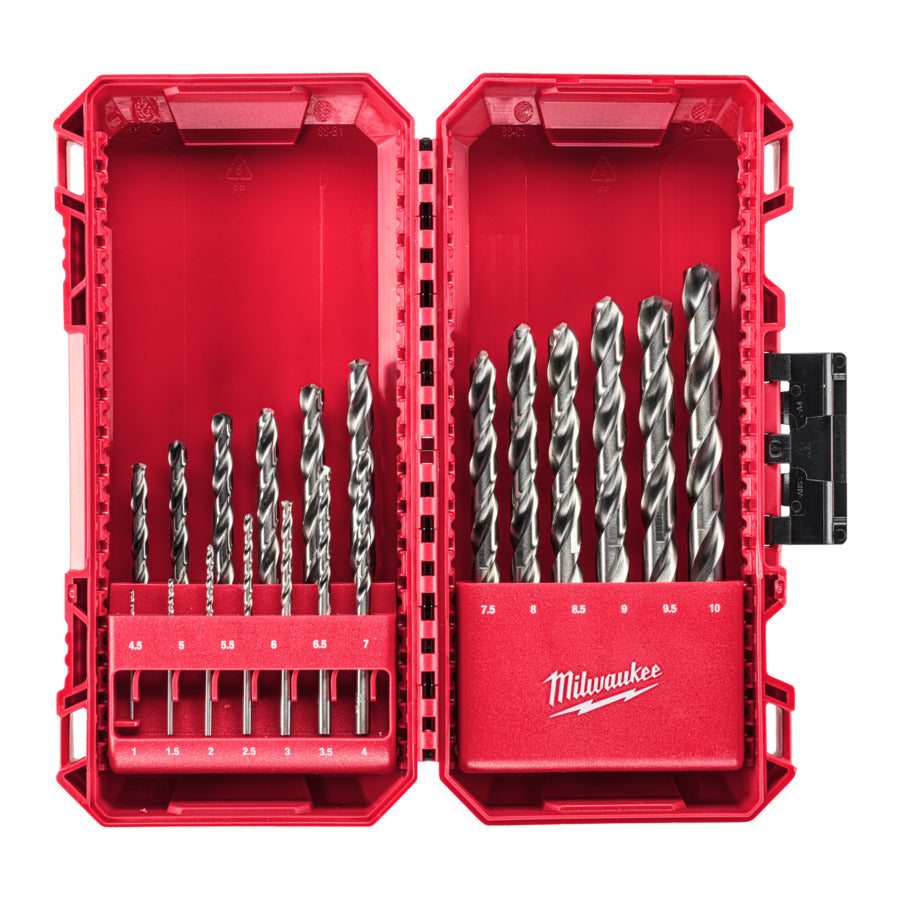 Milwaukee 4932499766 Packout Thunderweb HSS-G Drill Bit Set - 19 Piece