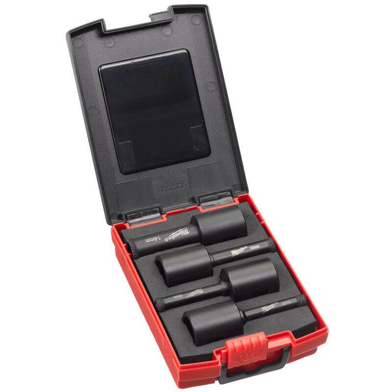 Milwaukee M14 Diamond Drill 4pc Set