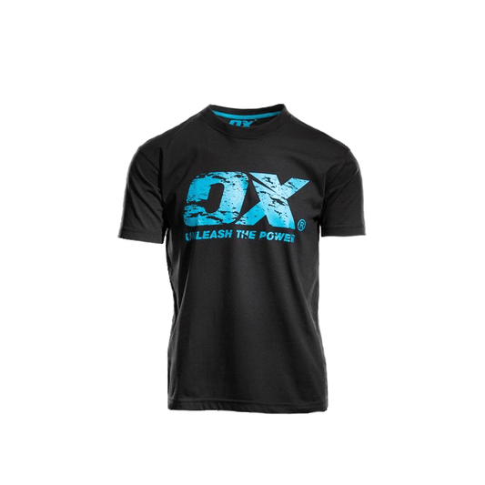 Ox Tools OX-W550504 Crew Neck T Shirt - Black - Large