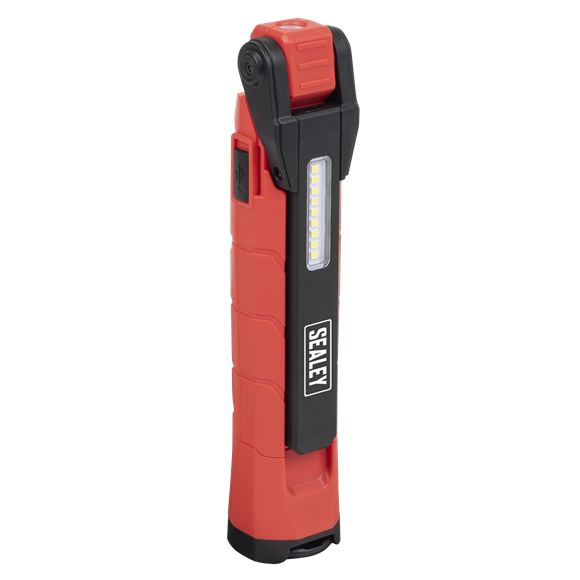 Sealey 
Rechargeable 360° Inspection Light 10W & 2 x 4W SMD LED - Red