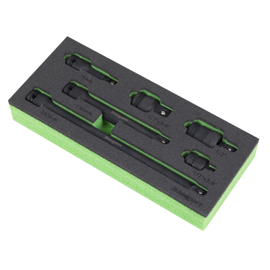 Sealey Impact Adaptor & Extension Bar Set 1/2"Sq Drive 6pc