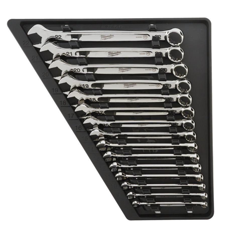 Milwaukee 4932464258 Maxbite Combination Spanner Set - 15 Piece
