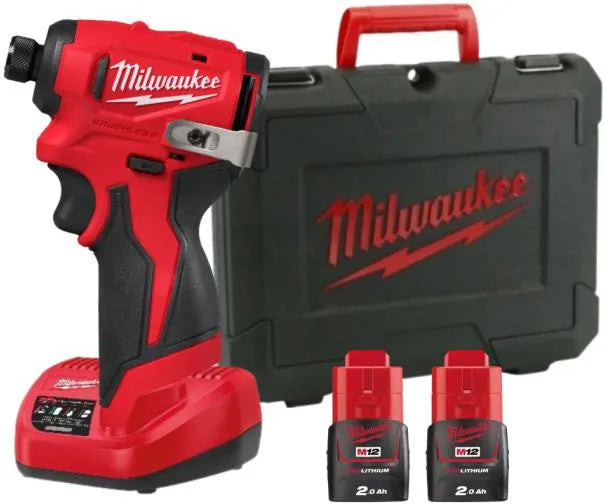 MILWAUKEE M12™ Compact Brushless Impact Driver KIT - 4933500423