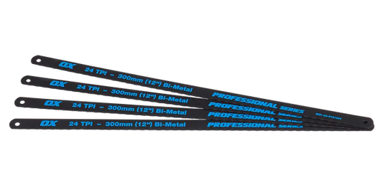 Ox Tools OX-P131324 Pro Hacksaw Blades 24TPI - 300mm - 10 Pack