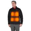 Milwaukee M12HJBL6-0 Black Hexon Heated Jacket