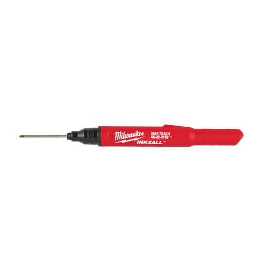 Milwaukee 4932501147 INKZALL Deep Reach Ultra-Fine Point Marker — Black