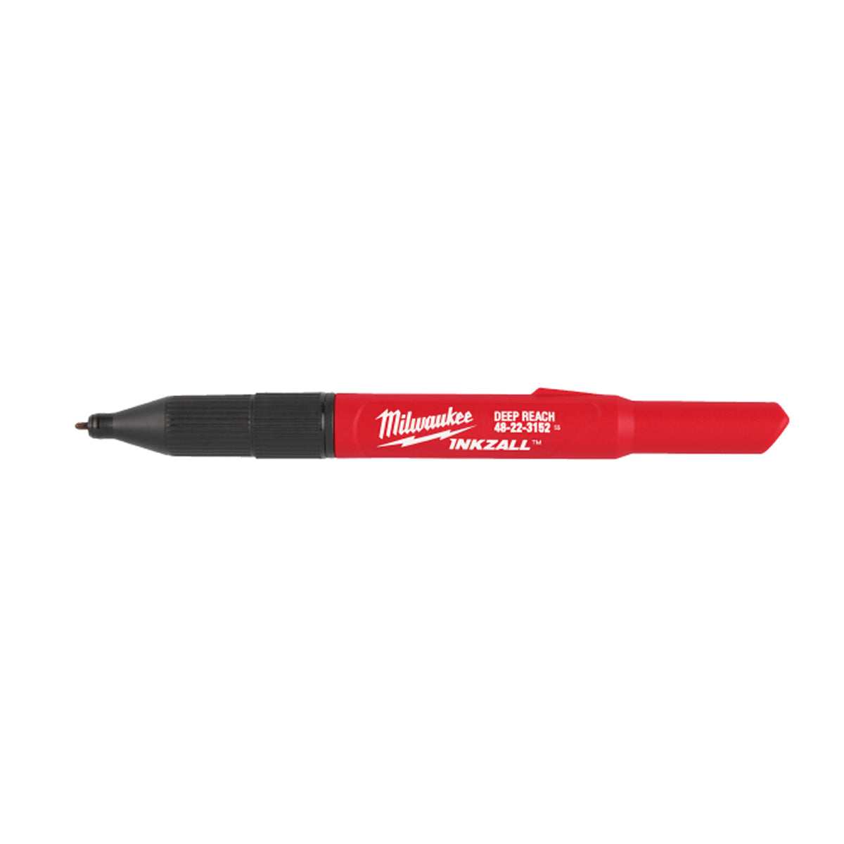 Milwaukee 4932501147 INKZALL Deep Reach Ultra-Fine Point Marker — Black