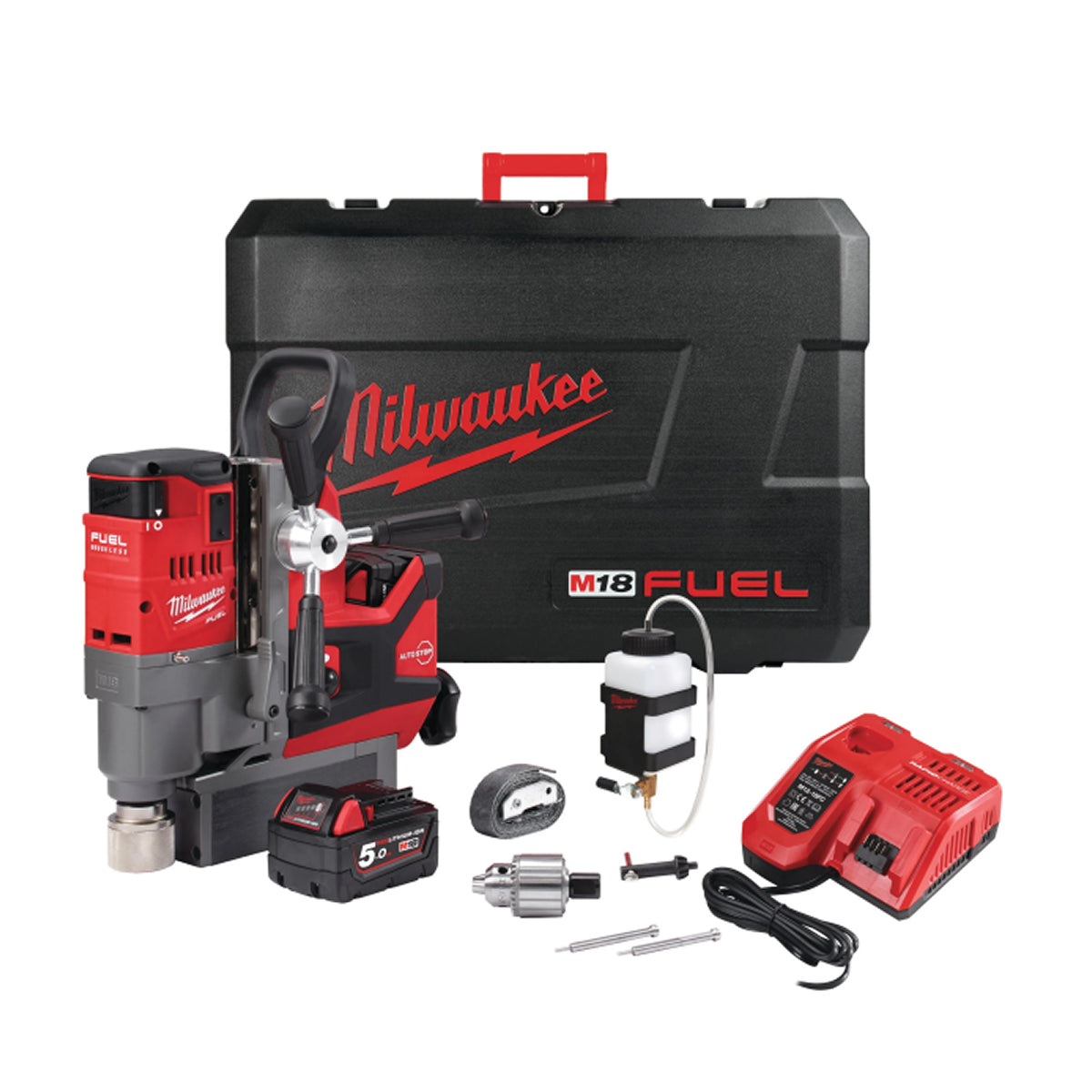 Milwaukee M18FMDP-0C M18 FUEL Magnetic Drilling Press 38mm Permanent Magnet — Body & Case