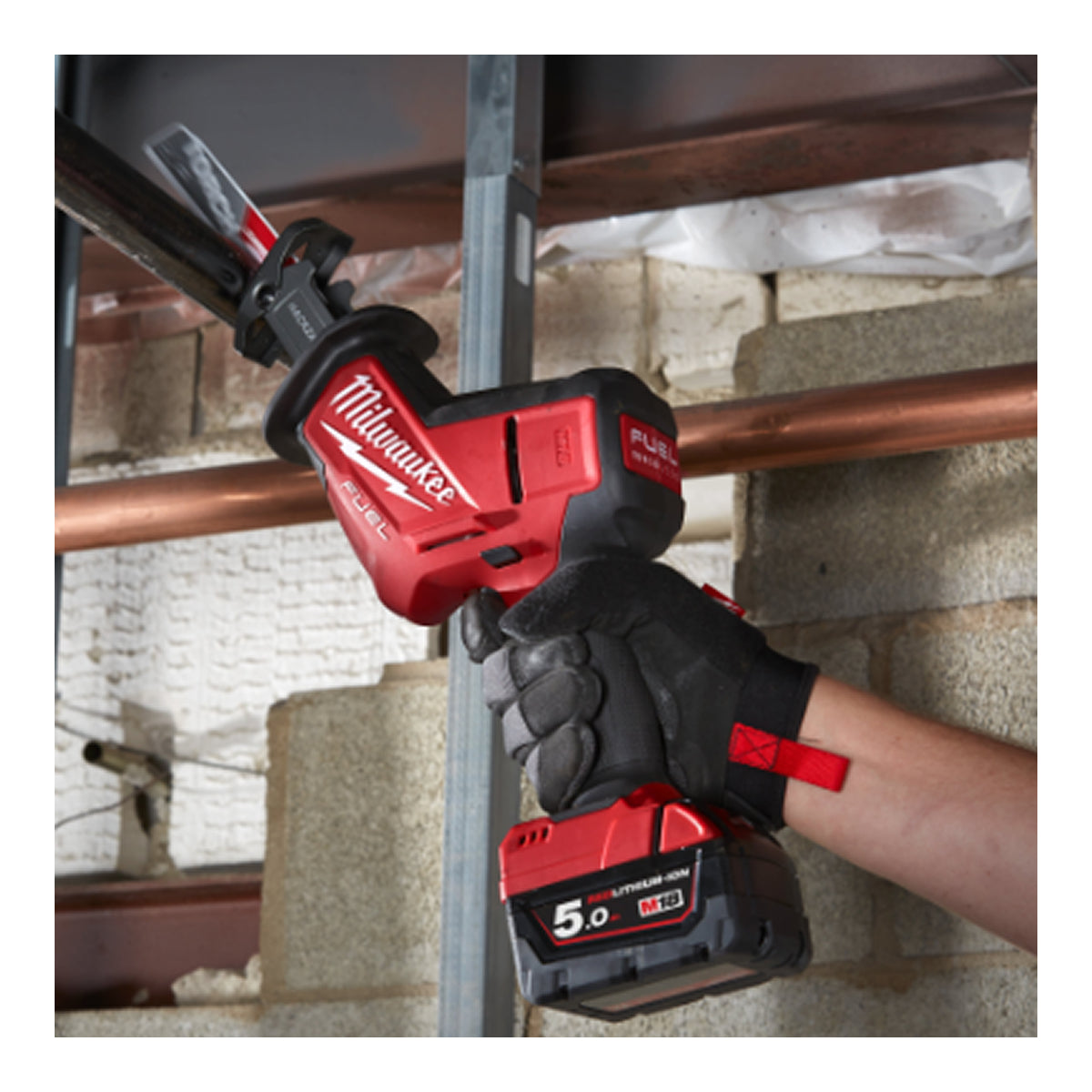 Milwaukee M18FHZ-0 M18 FUEL HACKZALL One-Handed Reciprocating Saw 22mm — Body Only