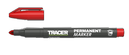 Tracer APM3 Permanent Construction Marker (Red)