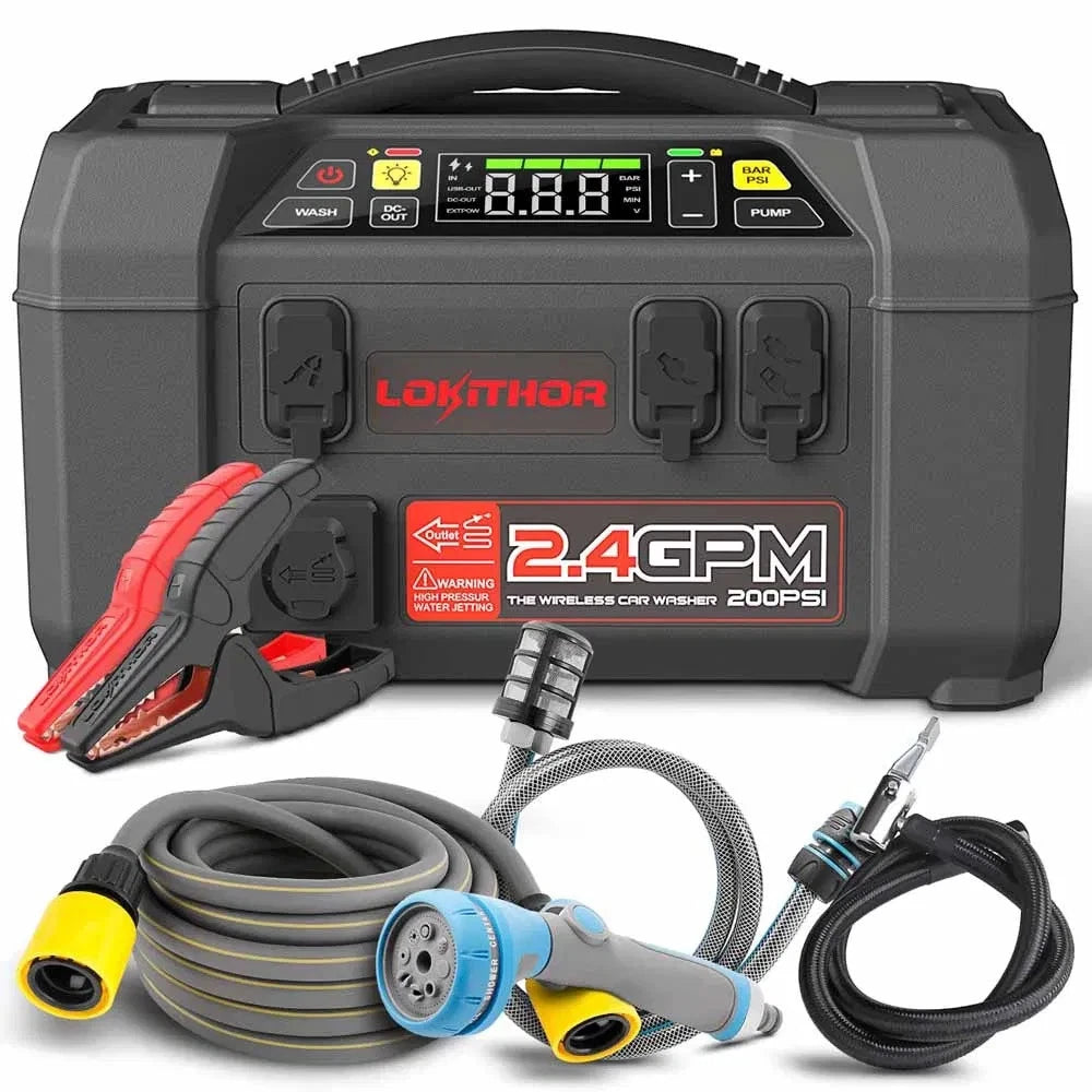 Lokithor Compress & Jet Washer - 12v 2500a - LT-AW401