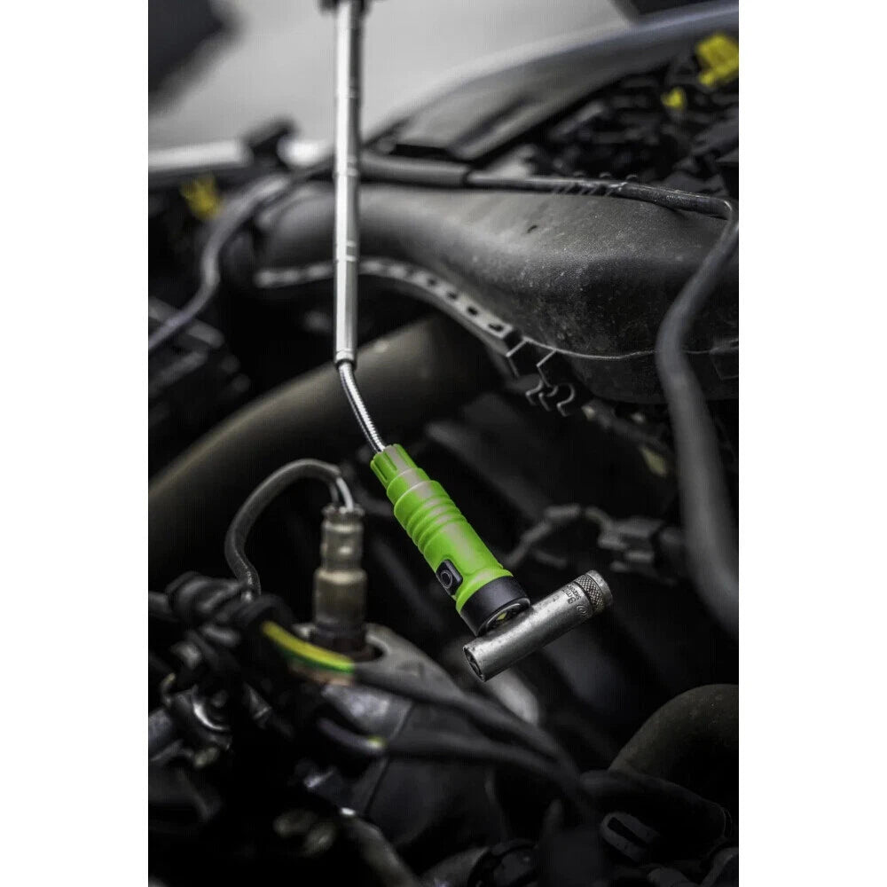 Powerhand SIN-1012 Rechargeable Pen Light with Magnetic PickUp Green