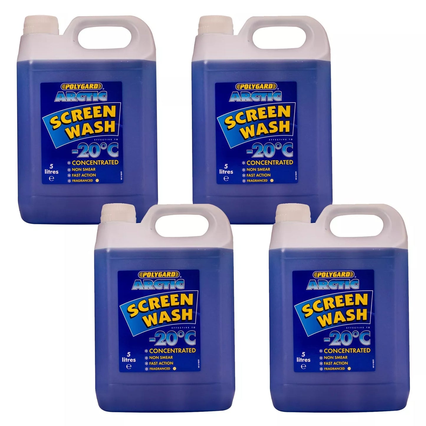Polygard 18210 Screenwash Concentrate -20°C - 4 x 5 Litre