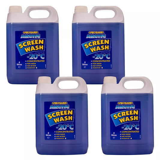 Polygard 18210 Screenwash Concentrate -20°C - 4 x 5 Litre