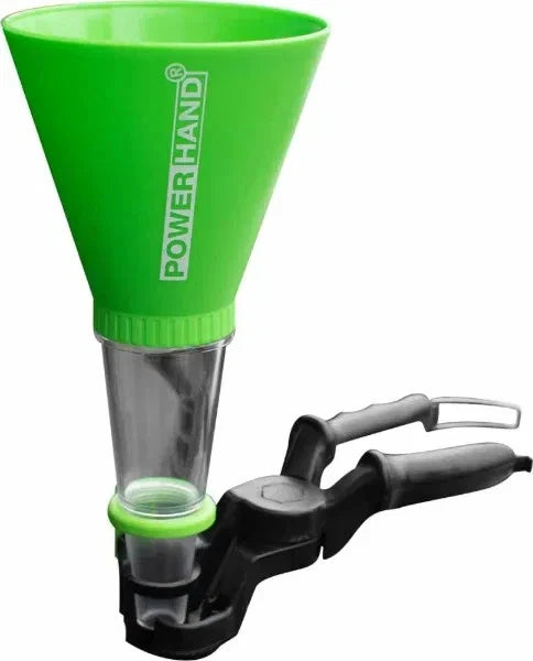 POWERHAND 2Pc Universal Oil Funnel - Green
