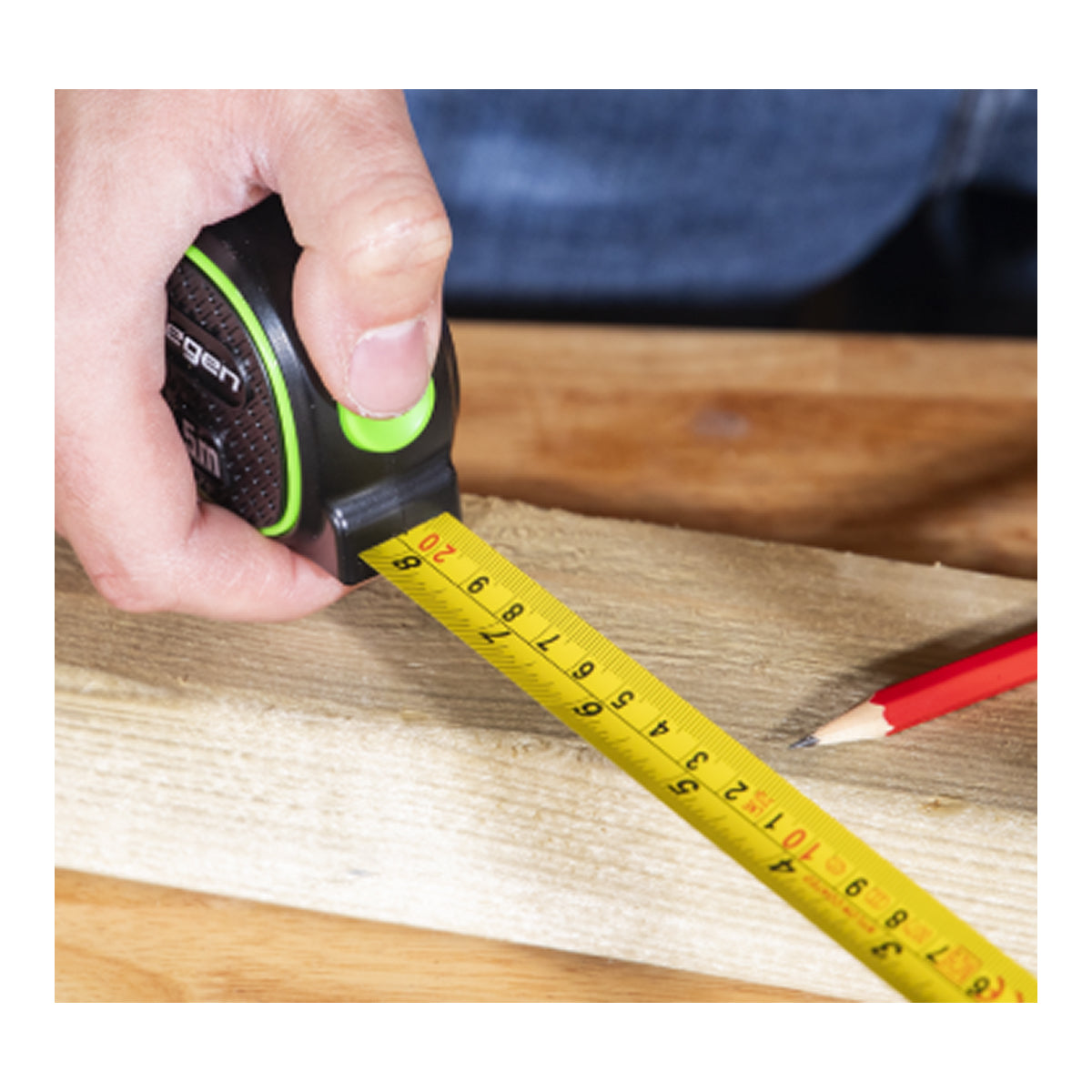 Siegen S01328 Metric/Imperial Auto-Lock Tape Measure 5m(16ft) x 19mm