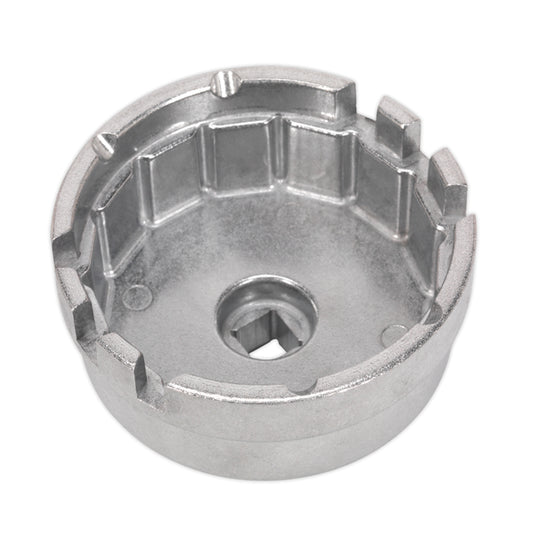 Sealey VS7111 Oil Filter Cap Wrench Ø64.5mm 14 Flutes 3/8"Sq - Toyota