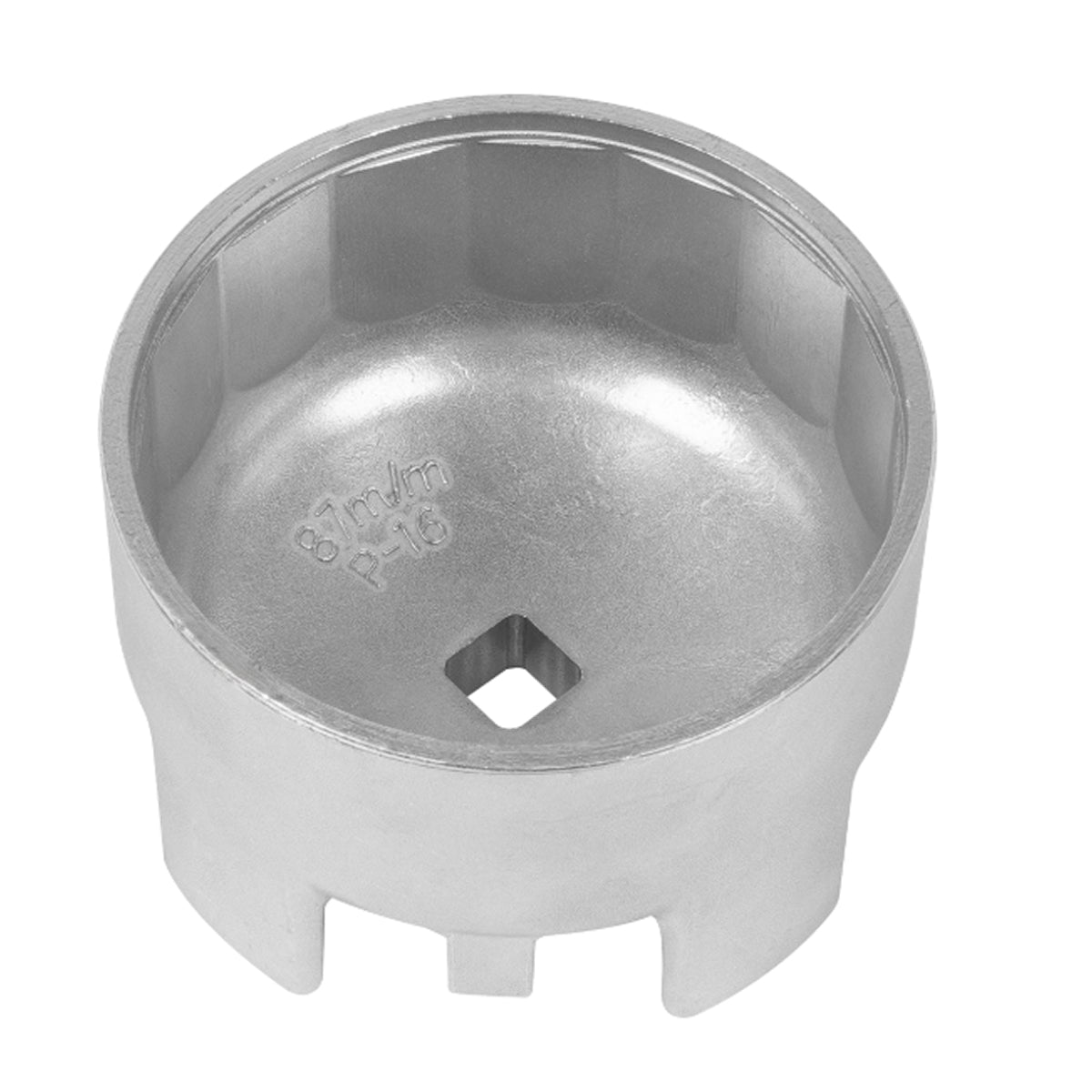 Sealey VS7114 Oil Filter Cap Wrench Ø87mm 16 Flutes 1/2"Sq - Volvo