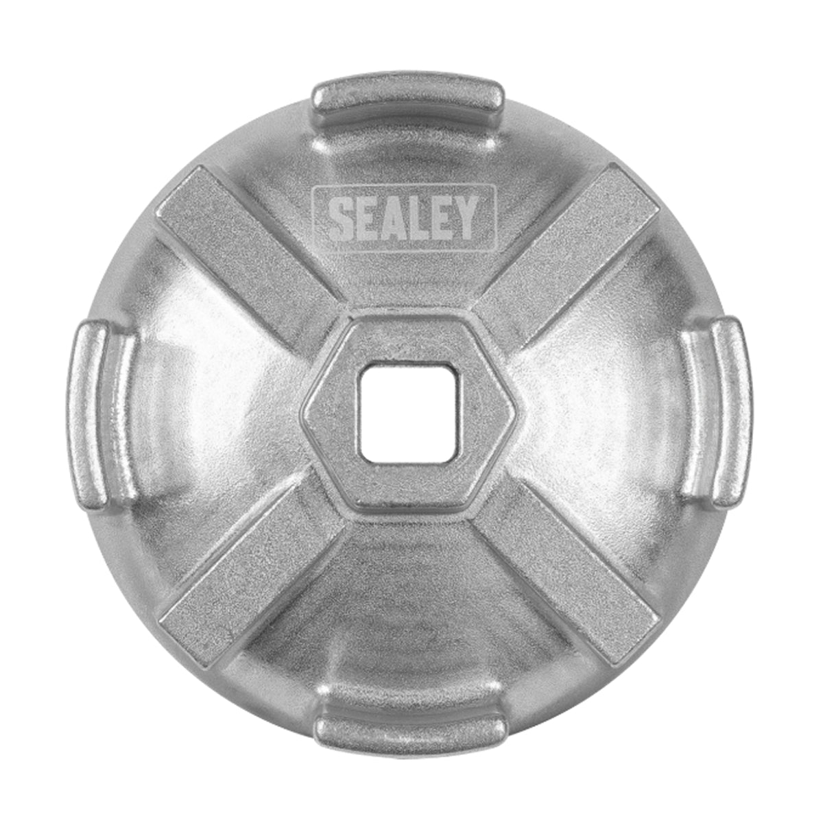 Sealey VS7114 Oil Filter Cap Wrench Ø87mm 16 Flutes 1/2"Sq - Volvo