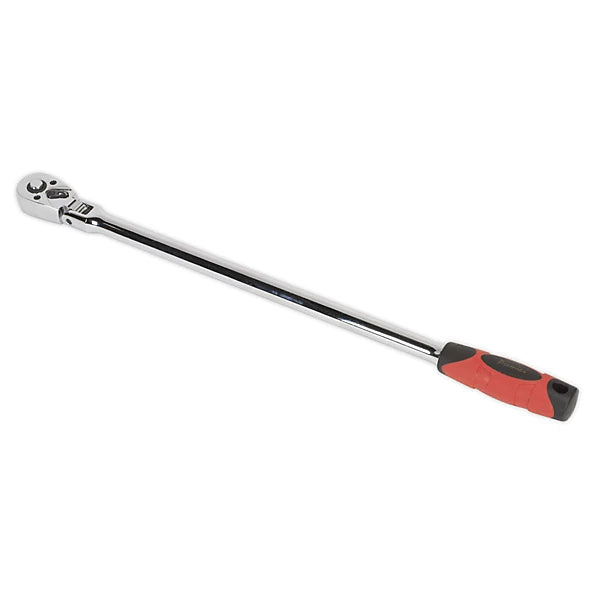 Sealey 
Premier Extra-Long Flexi-Head Ratchet Wrench 3/8"Sq Drive 455mm
