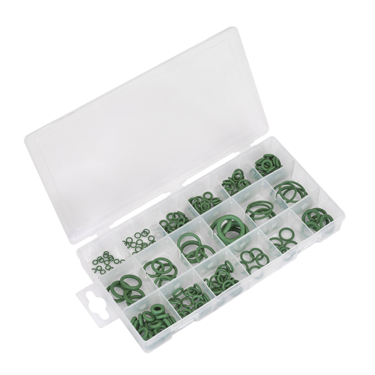 Sealey ACOR225 Rubber O-Ring Air Conditioning Assortment 225pc Metric