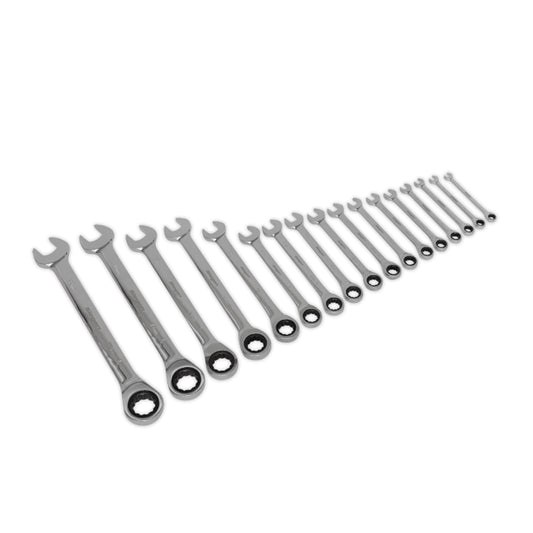Sealey S01156 Siegen Combination Ratchet Spanner Set 8-32mm 17pc