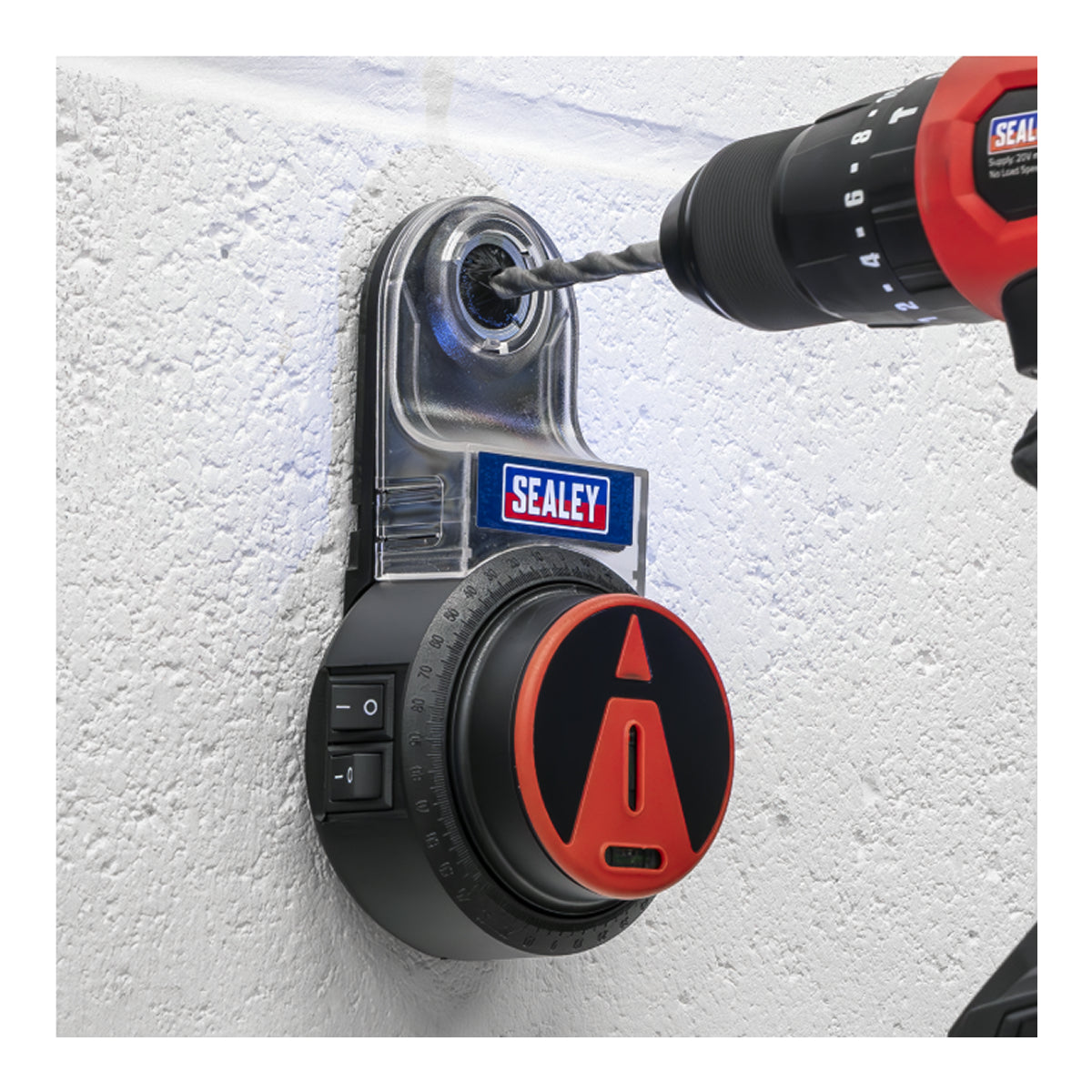 Sealey DDE01 3.7V Vacuum Drill Dust Extractor with Laser & Spirit Level